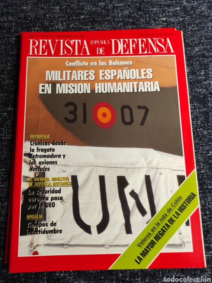 Military Antiques: REVISTA ESPA&Ntilde;OLA DE DEFENSA N&ordm; 55 - EL CONFLICTO DE LOS BALCANES