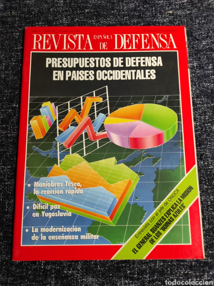 Military Antiques: REVISTA ESPA&Ntilde;OLA DE DEFENSA N&ordm; 44 - PRESUPUESTOS DE DEFENSA EN PAISES OCCIDENTALES