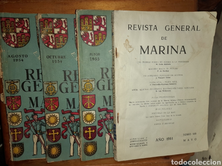 Military Antiques: REVISTA GENERAL DE MARINA 1954 1955 1961
