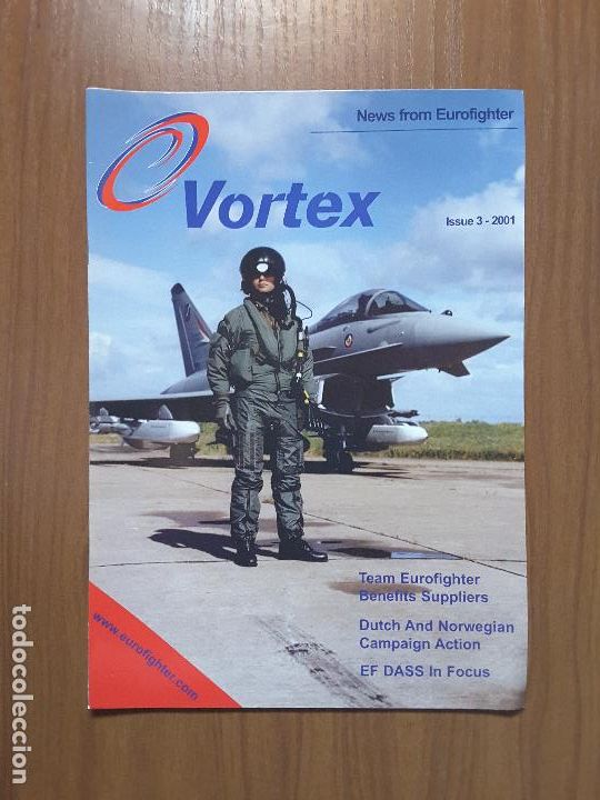 Militaria: Vortex 3-2002. Revista de Eurofighter. En ingl&eacute;s.