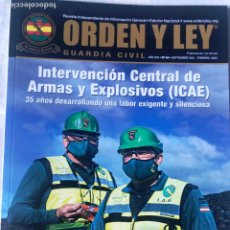 Militaria: REVISTA ORDEN Y LEY: INTERVENCIÓN CENTRAL DE ARMAS Y EXPLOSIVOS (ICAE). Lote 355236543