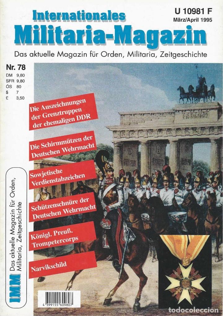 Military Antiques: INTERNATIONALES MILITARIA &ndash; MAGAZIN n&ordm; 78. Marzo-Abril 1995.