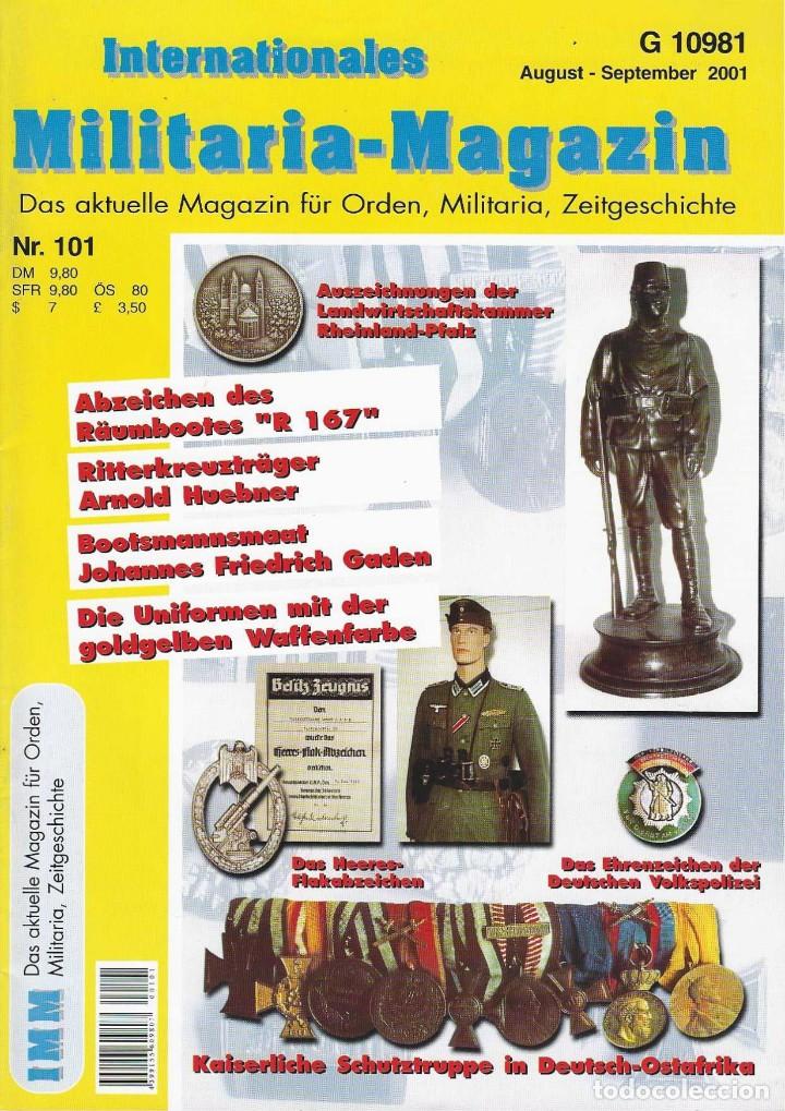Military Antiques: INTERNATIONALES MILITARIA &ndash; MAGAZIN n&ordm; 101. Agosto-Septiembre 2001.