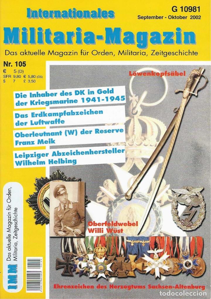 Military Antiques: INTERNATIONALES MILITARIA &ndash; MAGAZIN n&ordm; 105. Septiembre-Octubre 2002.