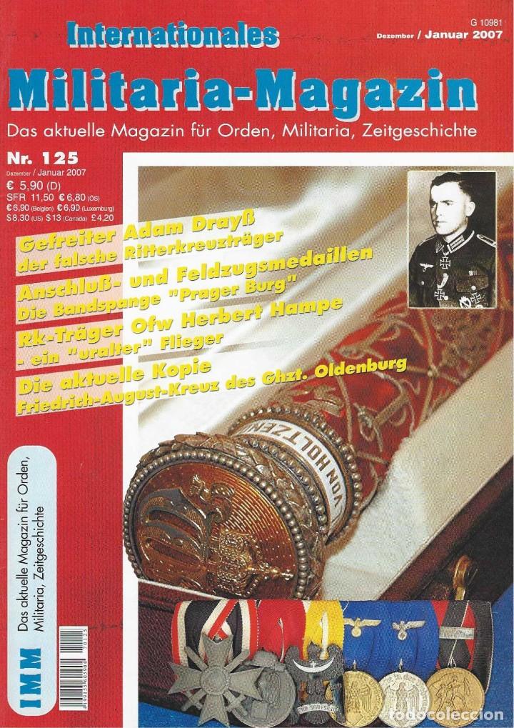 Military Antiques: INTERNATIONALES MILITARIA &ndash; MAGAZIN n&ordm; 125. Diciembre &ndash; Enero 2007.