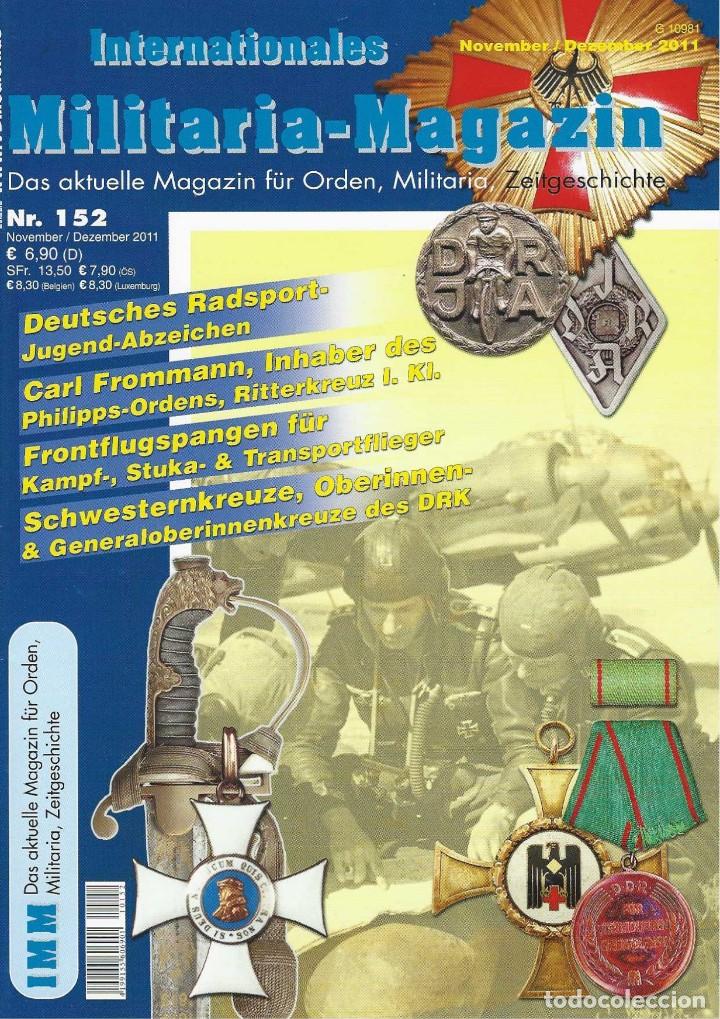 Military Antiques: INTERNATIONALES MILITARIA &ndash; MAGAZIN n&ordm; 152. Noviembre-Diciembre 2011.