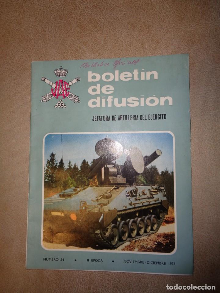 Military Antiques: Bolet&iacute;n de difusi&oacute;n N&ordm; 54 (Noviembre-Diciembre de 1973)