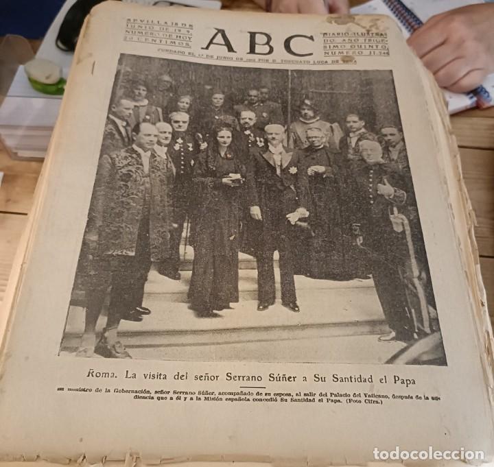 Military Antiques: ABC SEVILLA, 18 JUNIO 1939, BILBAO, GRANADA, MUNGUIA,ETC...22 PAGINAS
