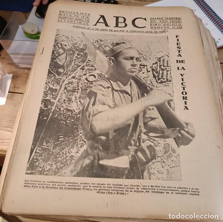 Military Antiques: ABC SEVILLA, 19 MAYO 1939, FIESTA DE LA VICTORIA EN DISTINTAS PROVINCIAS.,ETC...19 PAGINAS