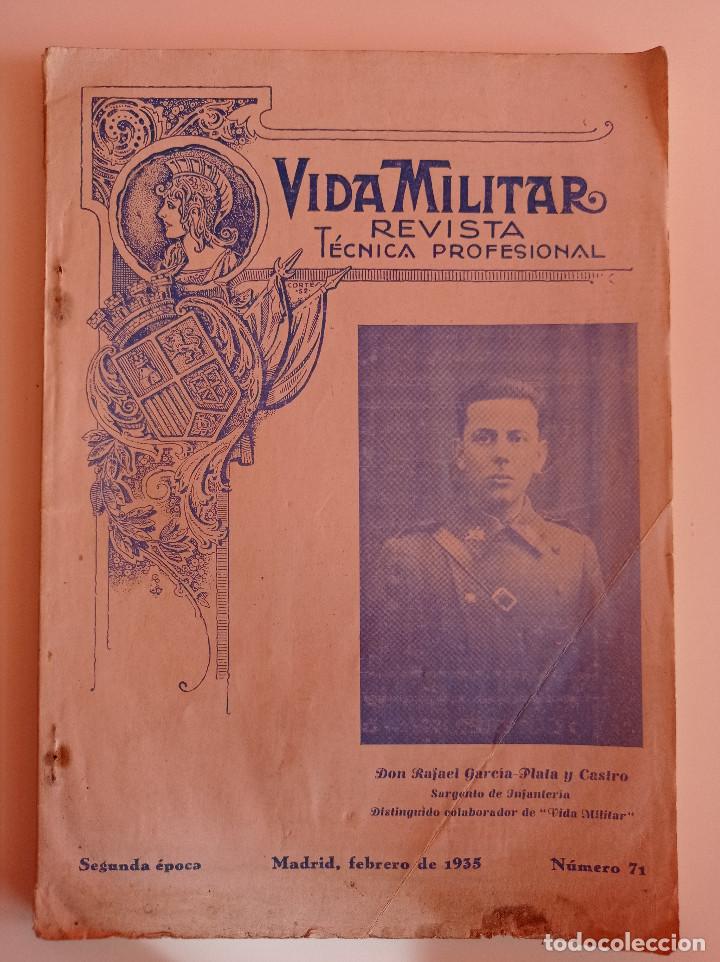 Militaria: VIDA MILITAR. REVISTA T&Eacute;CNICA PROFESIONAL. N&ordm; 71 FEBRERO 1935