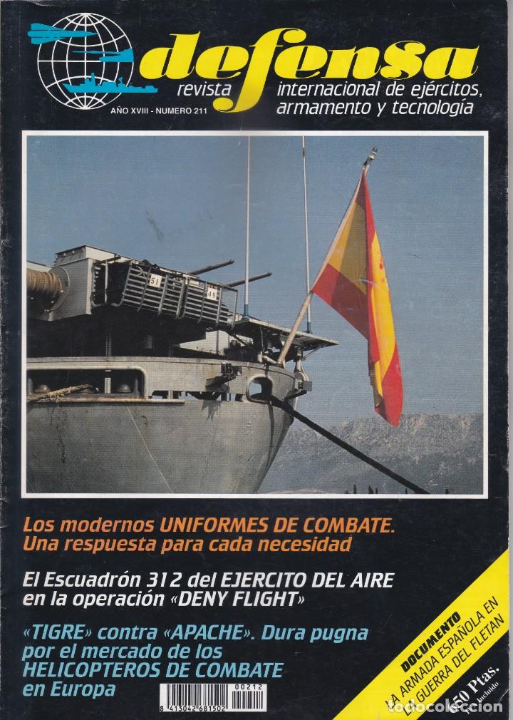 Military Antiques: DEFENSA. N&ordm; 211. A&Ntilde;O XVIII. NOVIEMBRE 1995. REVISTA INTERNACIONAL DE EJ&Eacute;RCITOS, ARMAMENTO Y TECNOL.