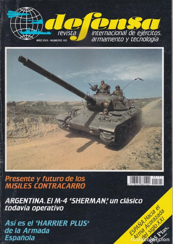 Military Antiques: DEFENSA. N&ordm; 191. A&Ntilde;O XVII. MARZO 1994. REVISTA INTERNACIONAL DE EJ&Eacute;RCITOS, ARMAMENTO Y TECNOL.