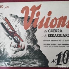 Militaria: 1937 VISIONS DE GUERRA I DE RERAGUARDA 20 PAGS FOTOS OLIMPIADAS ANVERS BELGICA NUMERO 10 SERIE B. Lote 366569801