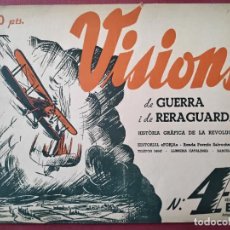 Militaria: 1937 VISIONS DE GUERRA I DE RERAGUARDA 20 PAGS FOTOS BOMBARDEO GUERNICA NUMERO 5 SERIE B. Lote 366572201