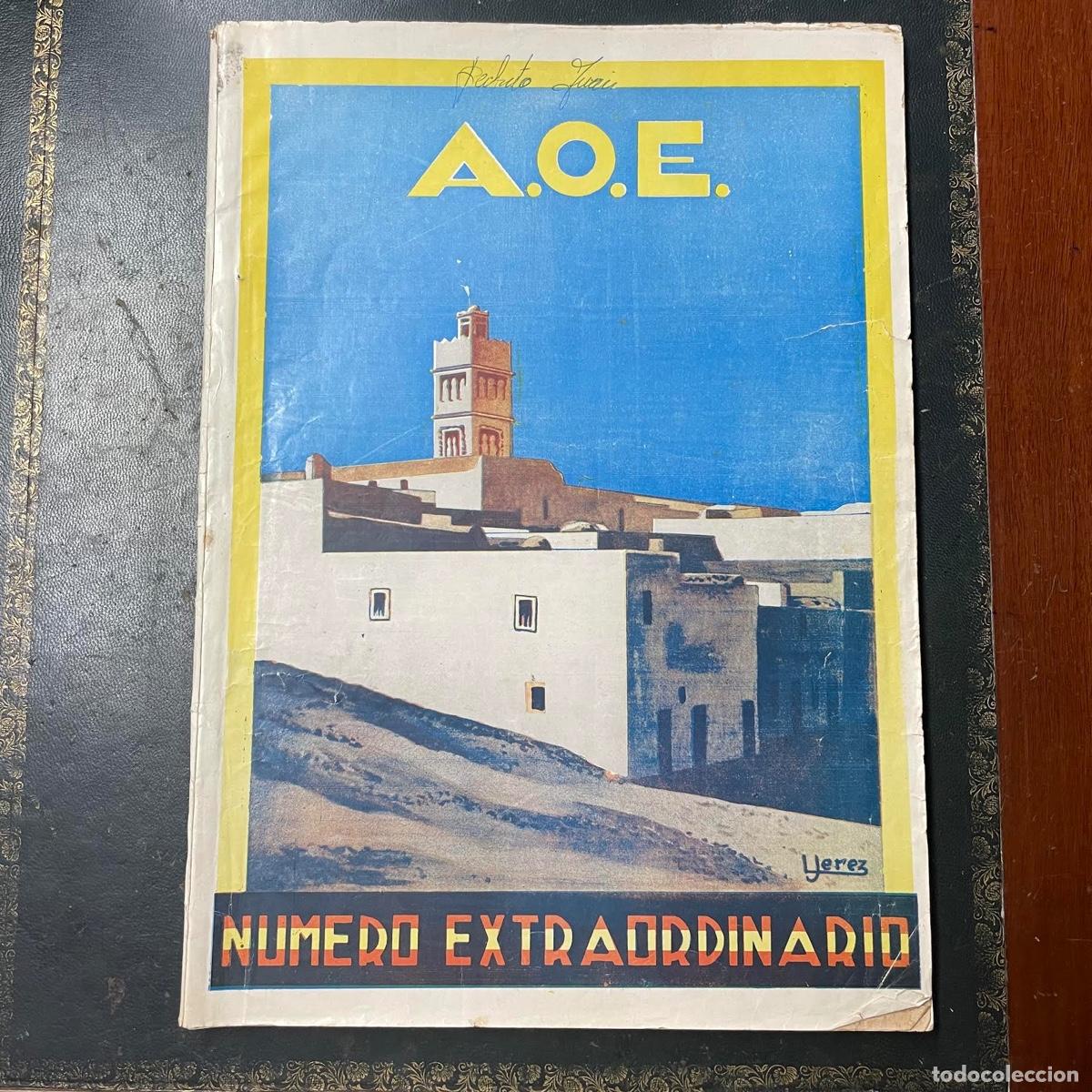 Military Antiques: Revista semanario gr&aacute;fico AOE &Aacute;frica occidental Espa&ntilde;ola numero extraordinario