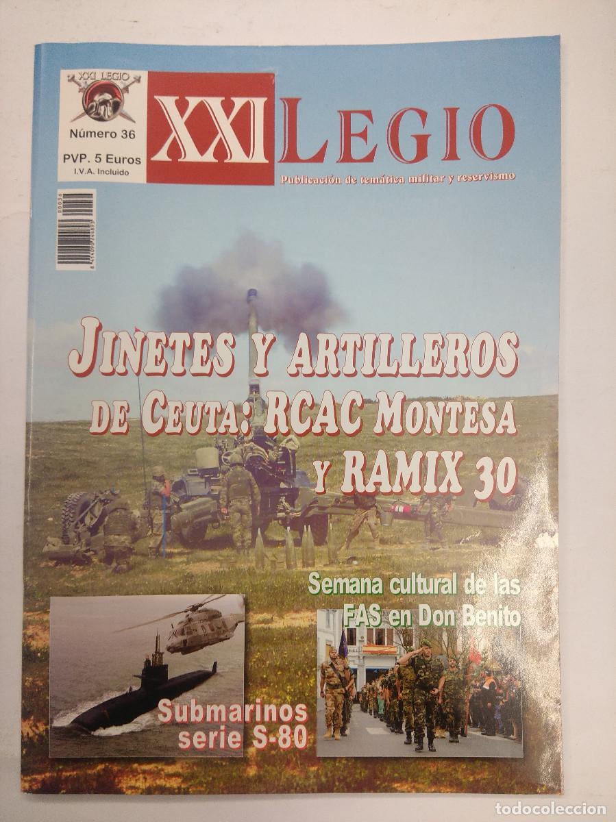 Militaria: REVISTA MILITAR/XXI LEGIO/JINETES Y ARTILLEROS DE CEUTA N&ordm;36.