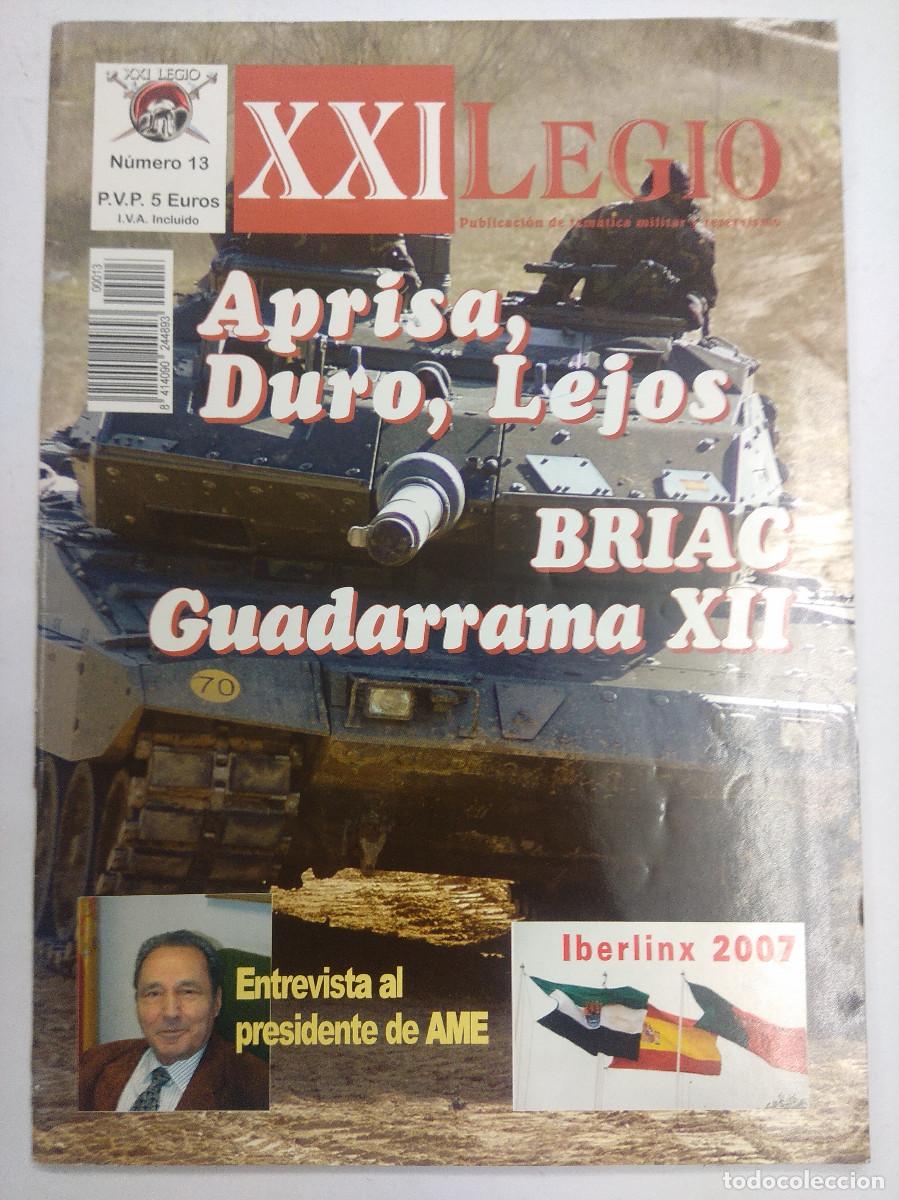 Militaria: REVISTA MILITAR/XXI LEGIO/APRISA,DURO,LEJOS BRIAC GUADARRAMA XII N&ordm;13.