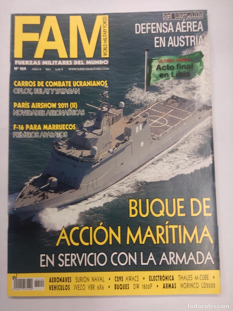 Militaria: REVISTA MILITAR FAM/FUERZAS MILITARES DEL MUNDO N&ordm;109.