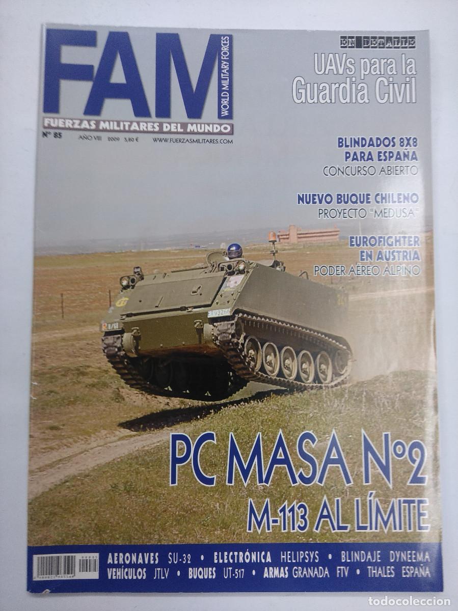 Militaria: REVISTA MILITAR FAM/FUERZAS MILITARES DEL MUNDO N&ordm;85.