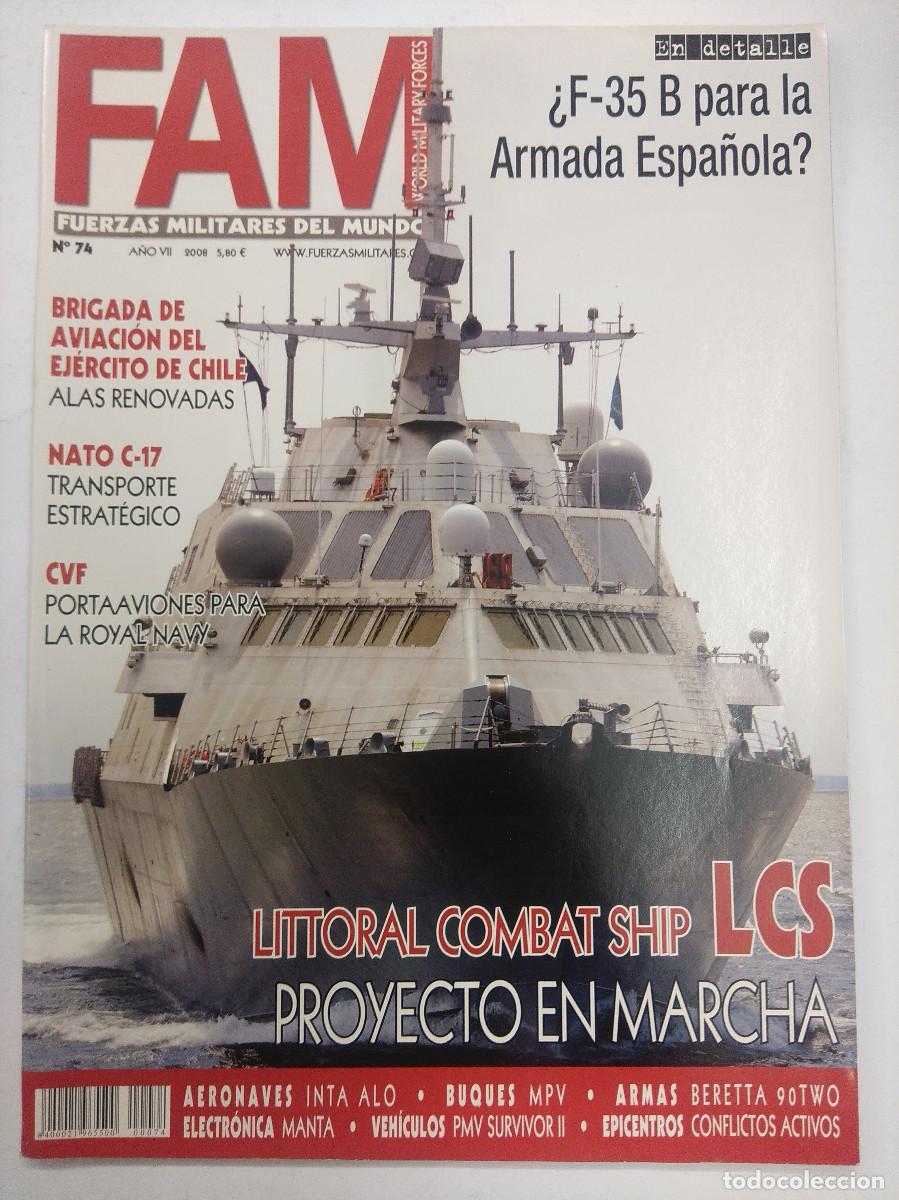 Militaria: REVISTA MILITAR FAM/FUERZAS MILITARES DEL MUNDO N&ordm;74.