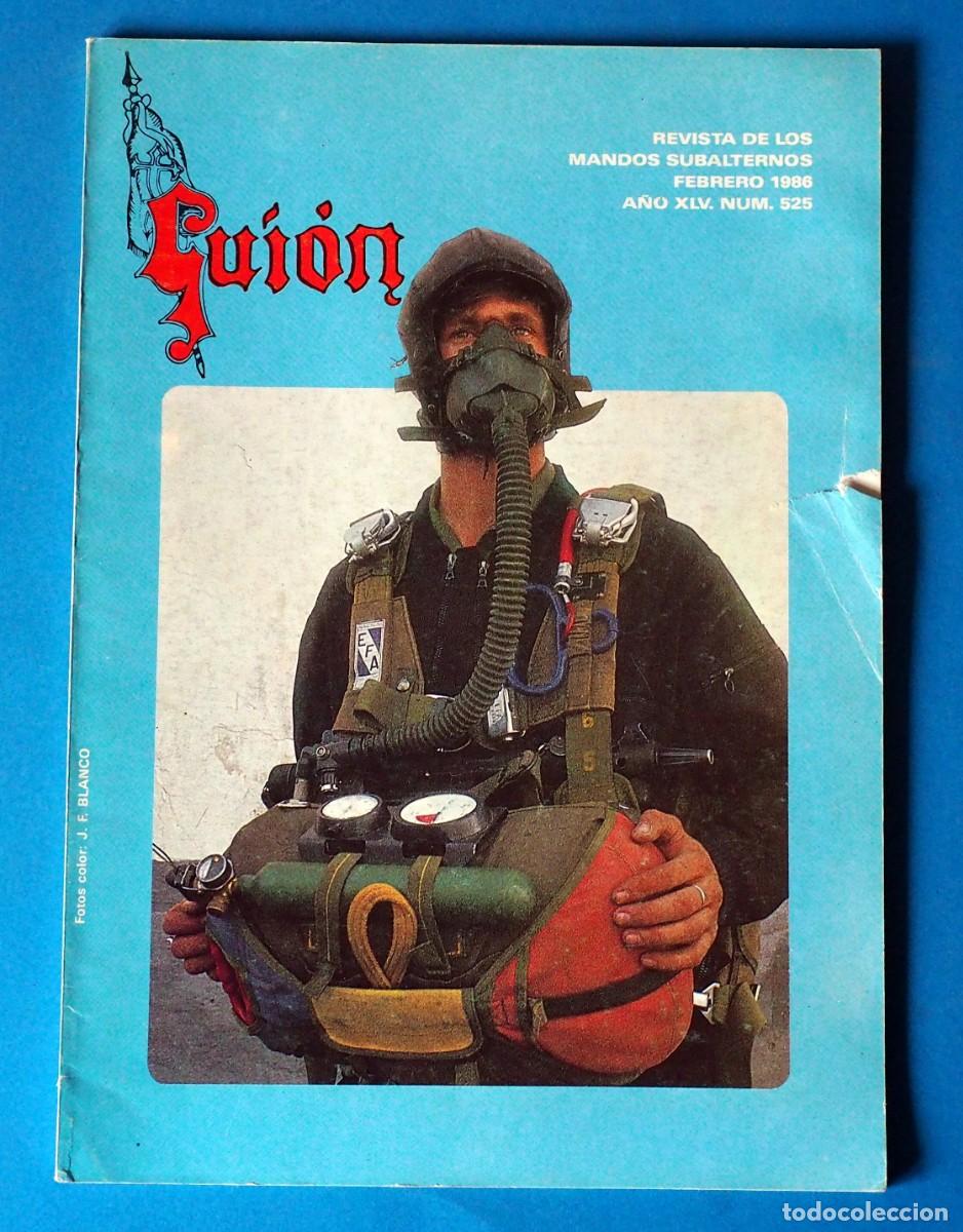 Militaria: REVISTA MILITAR: GU&Iacute;&Oacute;N: REVISTA DE LOS MANDOS SUBALTERNOS. N&ordm; 525. FEBRERO 1986