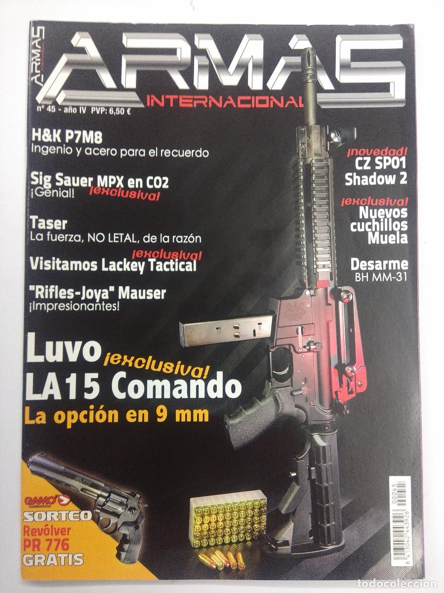 Militaria: REVISTA ARMAS INTERNACIONAL N&ordm;45/LUVO LA 15 COMANDO.