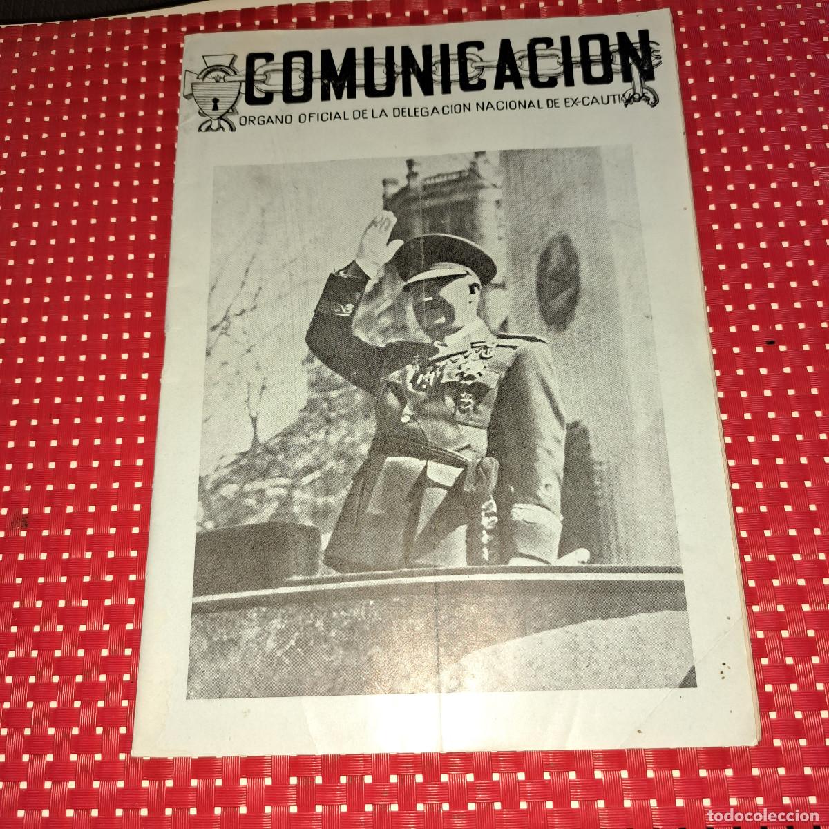 Militaria: COMUNICACION - ORGANO OFICIAL DE LA DELEGACI&Oacute;N NACIONAL DE EX-CAUTIVOS - A&Ntilde;O 1949