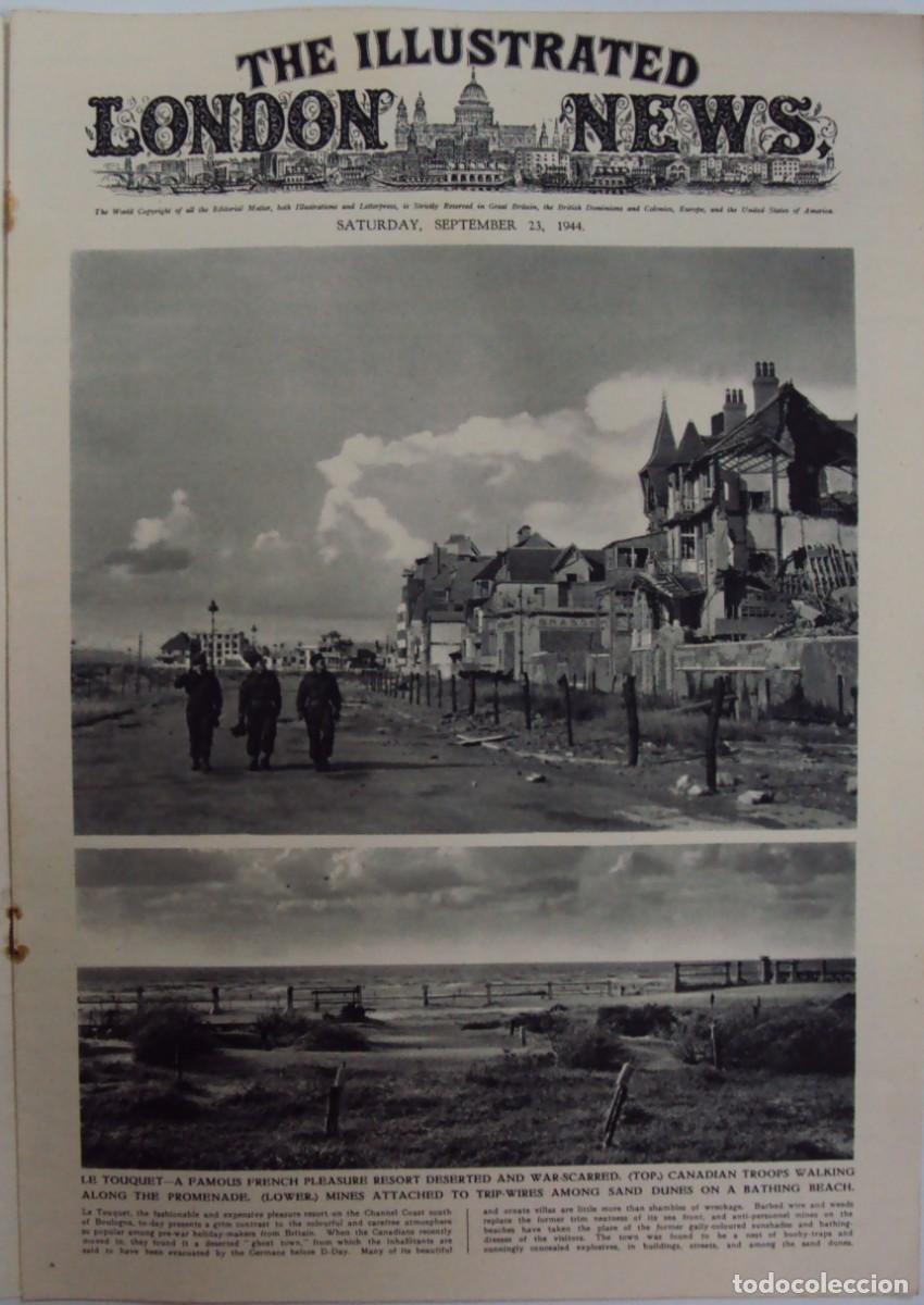 Military Antiques: THE ILLUSTRATED LONDON NEWS. (EN INGLES), II GUERRA MUNDIAL 23 SEPTIEMBRE 1944 N&ordm; 5501