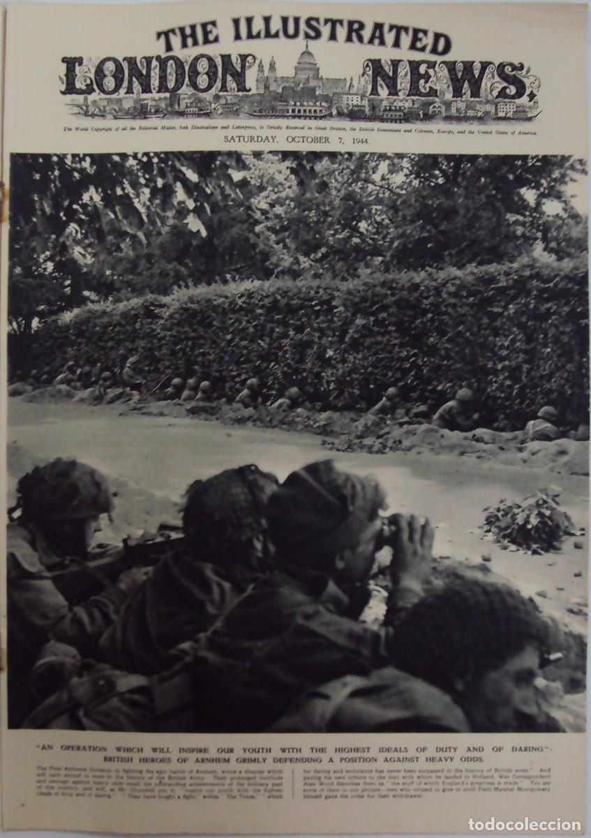 Military Antiques: THE ILLUSTRATED LONDON NEWS. (EN INGLES), II GUERRA MUNDIAL 7 OCTUBRE 1944 N&ordm; 5503