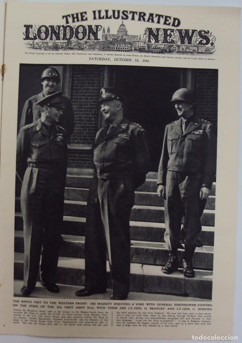 Military Antiques: THE ILLUSTRATED LONDON NEWS. (EN INGLES), II GUERRA MUNDIAL 28 OCTUBRE 1944 N&ordm; 5506