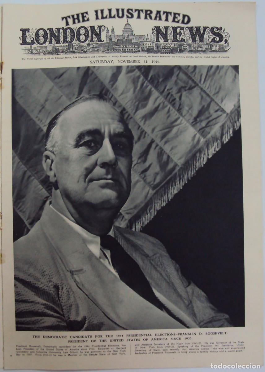 Military Antiques: THE ILLUSTRATED LONDON NEWS. (EN INGLES), II GUERRA MUNDIAL 11 NOVIEMBRE 1944 N&ordm; 5508