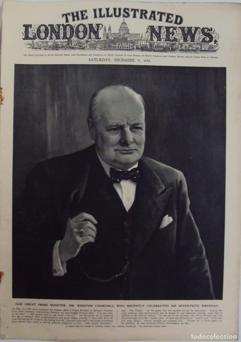 Military Antiques: THE ILLUSTRATED LONDON NEWS. (EN INGLES), II GUERRA MUNDIAL 9 DICIEMBRE 1944 N&ordm; 5512