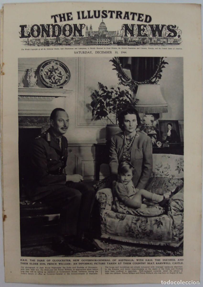 Military Antiques: THE ILLUSTRATED LONDON NEWS. (EN INGLES), II GUERRA MUNDIAL 30 DICIEMBRE 1944 N&ordm; 5515