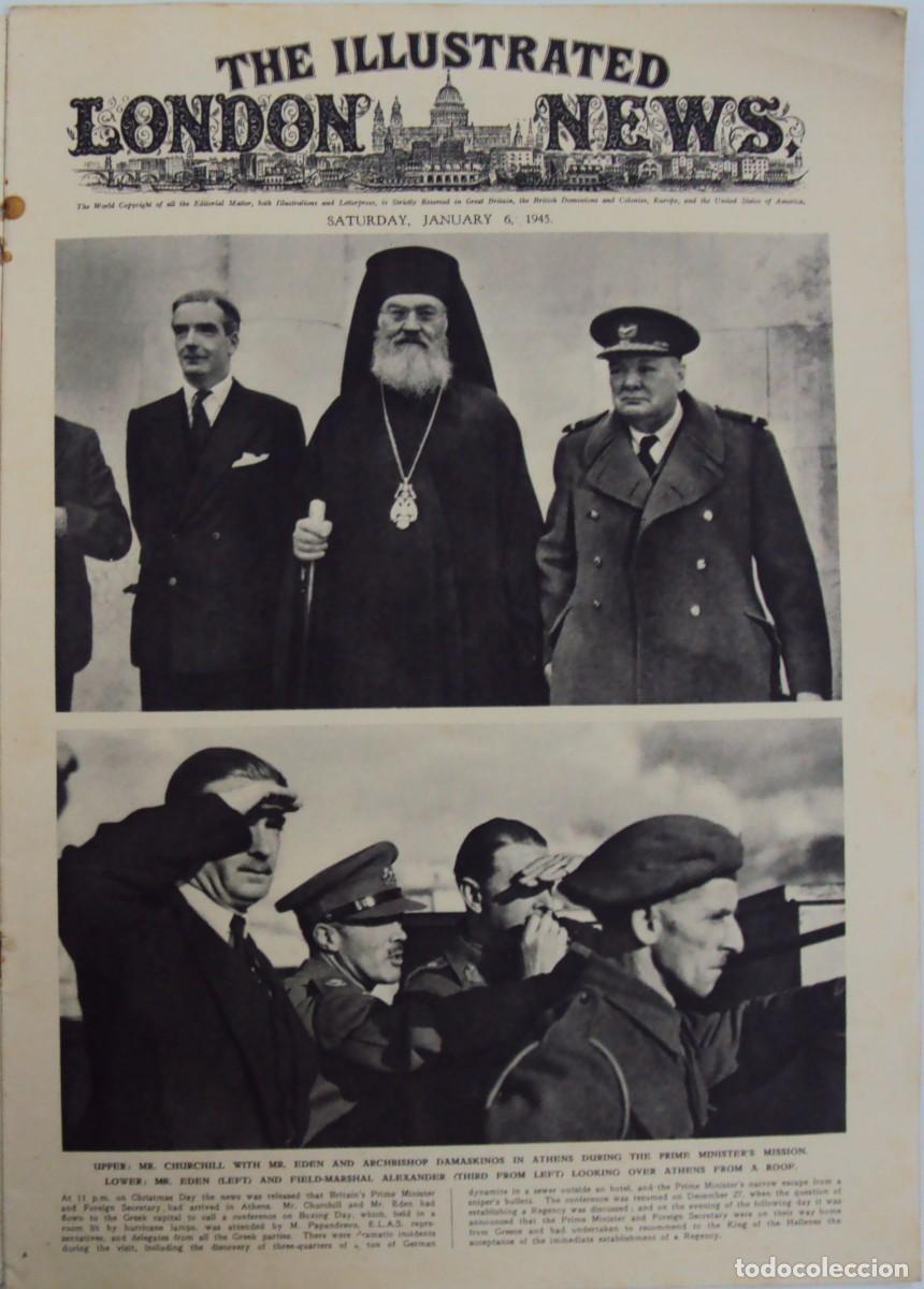 Military Antiques: THE ILLUSTRATED LONDON NEWS. (EN INGLES), II GUERRA MUNDIAL 6 ENERO 1945 N&ordm; 5516