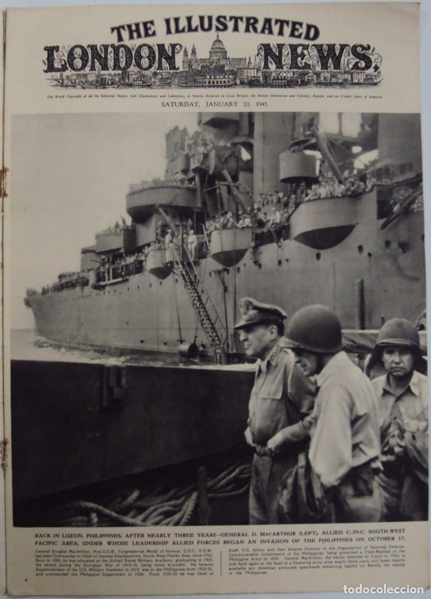 Military Antiques: THE ILLUSTRATED LONDON NEWS. (EN INGLES), II GUERRA MUNDIAL 20 ENERO 1945 N&ordm; 5518