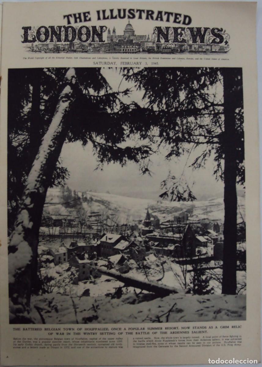Military Antiques: THE ILLUSTRATED LONDON NEWS. (EN INGLES), II GUERRA MUNDIAL 3 FEBRERO 1945 N&ordm; 5520