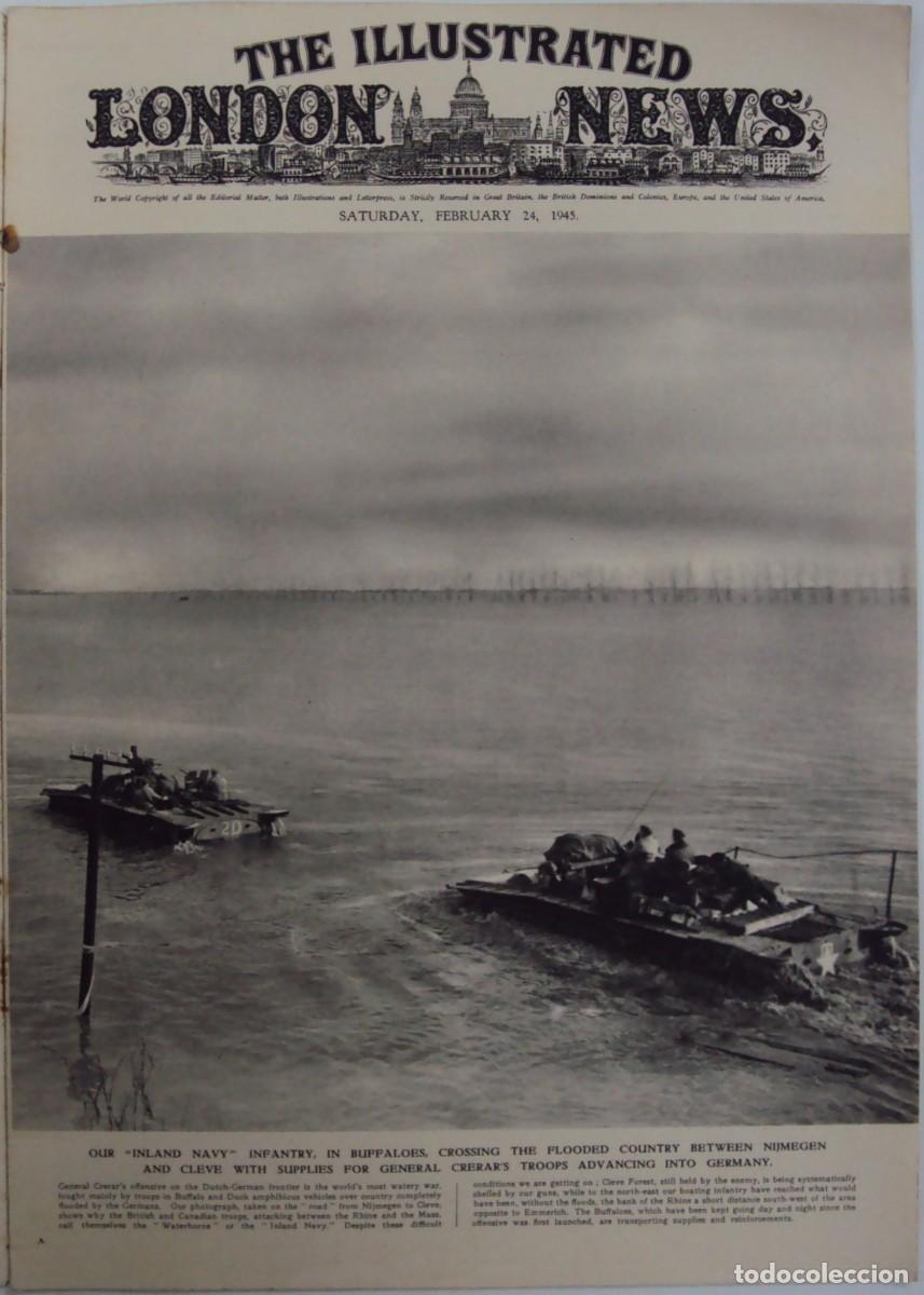 Military Antiques: THE ILLUSTRATED LONDON NEWS. (EN INGLES), II GUERRA MUNDIAL 24 FEBRERO 1945 N&ordm; 5523