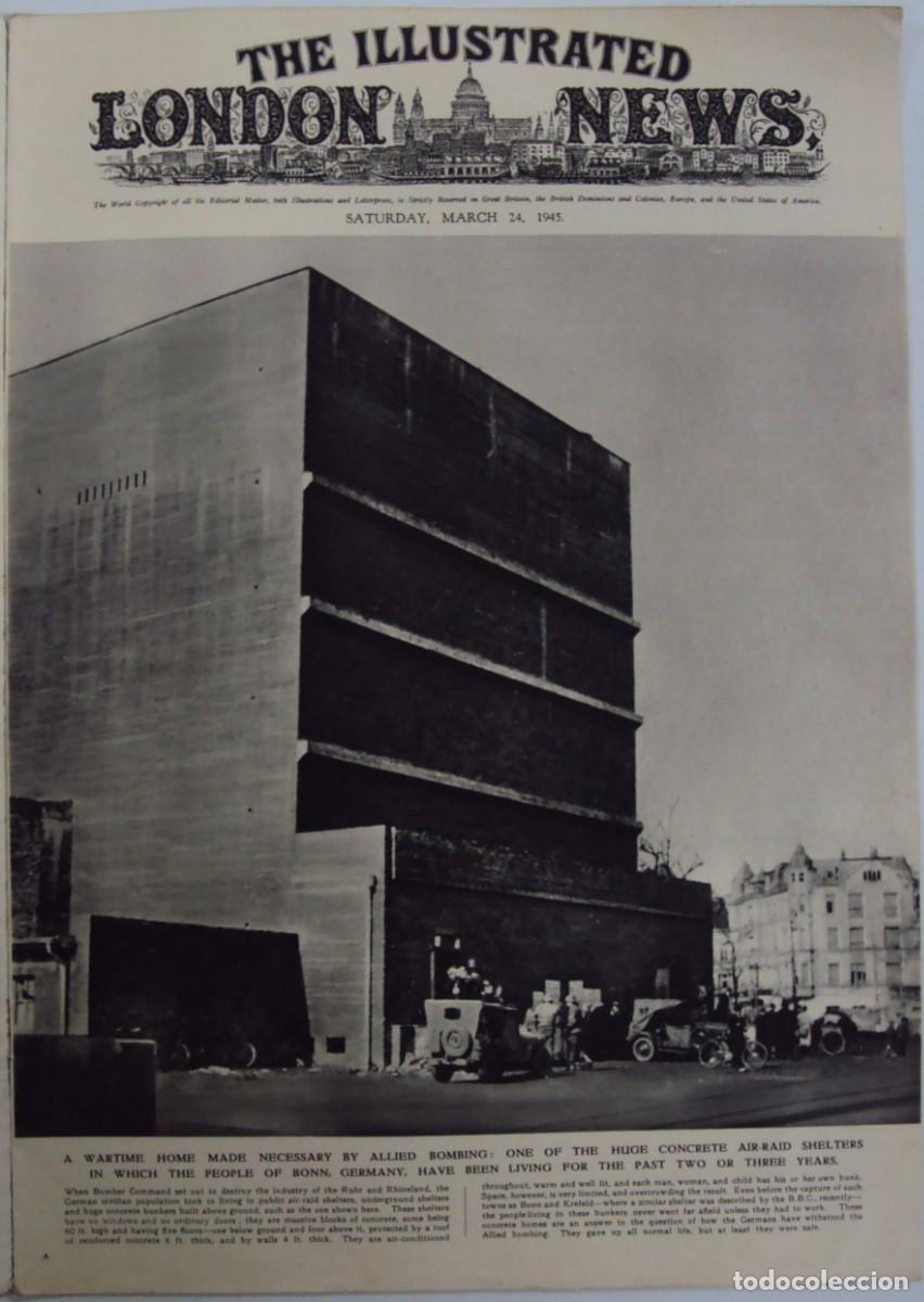 Military Antiques: THE ILLUSTRATED LONDON NEWS. (EN INGLES), II GUERRA MUNDIAL 24 MARZO 1945 N&ordm; 5527