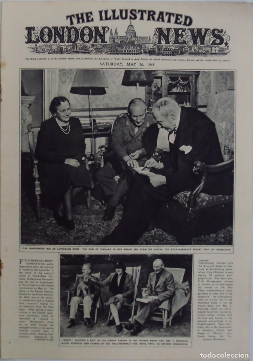 Military Antiques: THE ILLUSTRATED LONDON NEWS. (EN INGLES), II GUERRA MUNDIAL 26 MAYO 1945 N&ordm; 5536