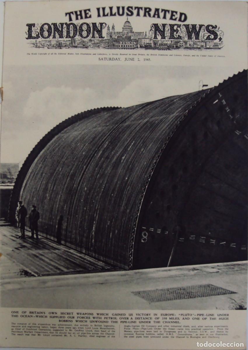 Military Antiques: THE ILLUSTRATED LONDON NEWS. (EN INGLES), II GUERRA MUNDIAL 2 JUNIO 1945 N&ordm; 5537