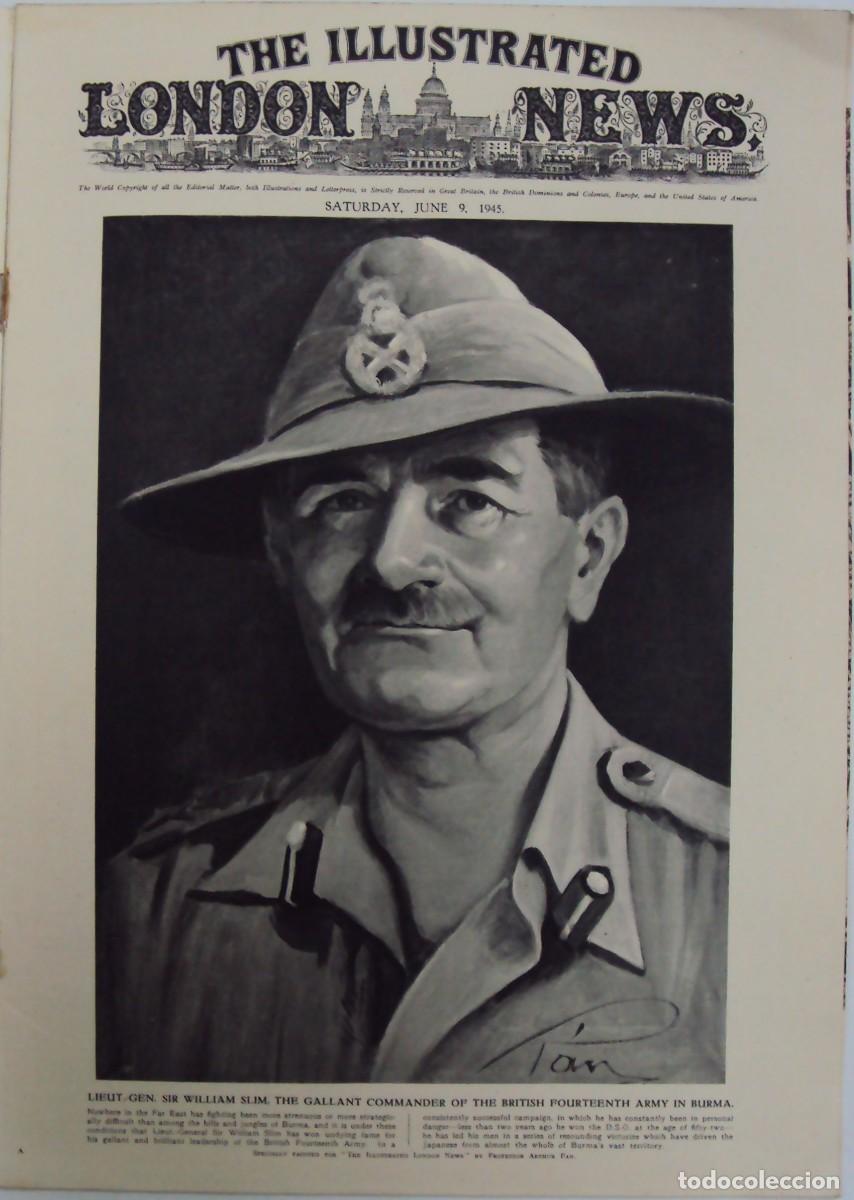 Military Antiques: THE ILLUSTRATED LONDON NEWS. (EN INGLES), II GUERRA MUNDIAL 9 JUNIO 1945 N&ordm; 5538