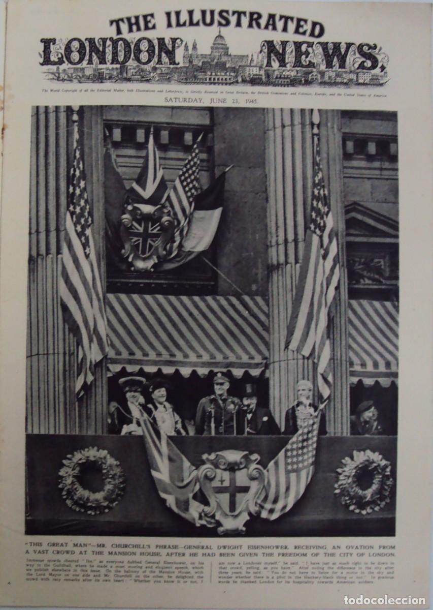 Military Antiques: THE ILLUSTRATED LONDON NEWS. (EN INGLES), II GUERRA MUNDIAL 23 JUNIO 1945 N&ordm; 5540