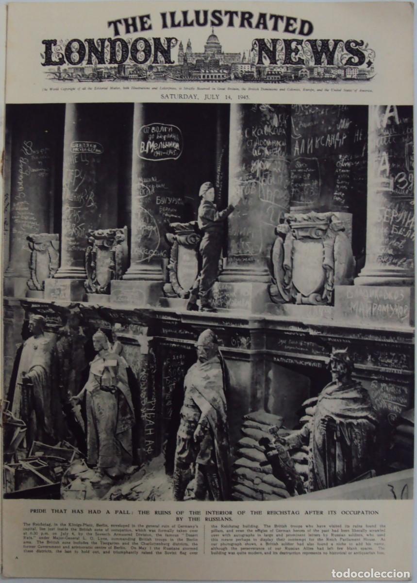 Military Antiques: THE ILLUSTRATED LONDON NEWS. (EN INGLES), II GUERRA MUNDIAL 14 JULIO 1945 N&ordm; 5543