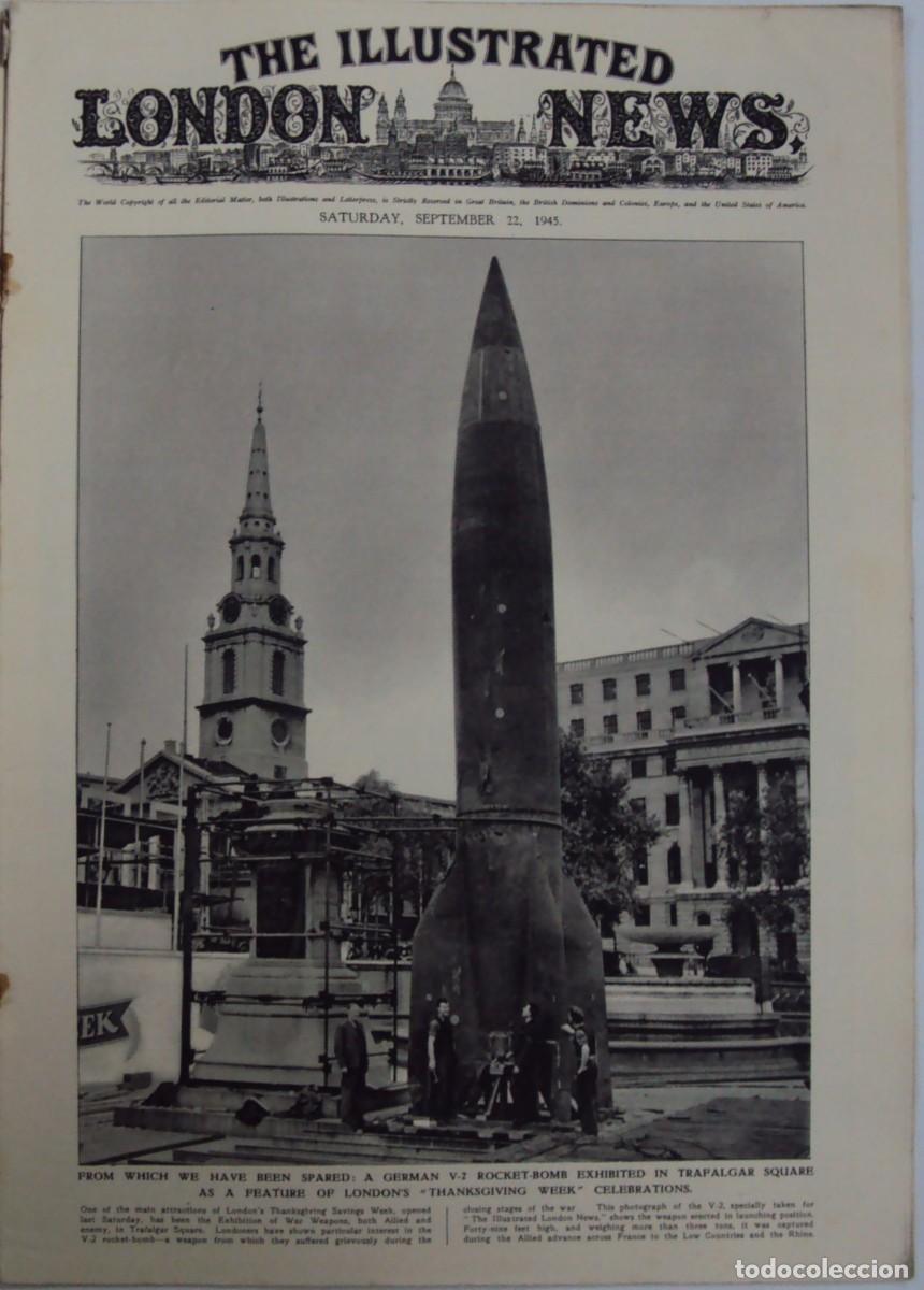 Military Antiques: THE ILLUSTRATED LONDON NEWS. (EN INGLES), II GUERRA MUNDIAL 22 SEPTIEMBRE 1945 N&ordm; 5553