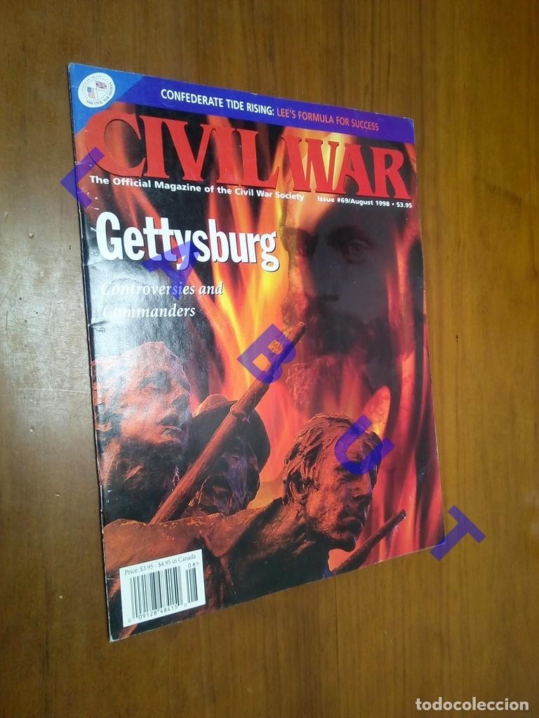 Militaria: GUERRA SECESION CIVIL WAR 69 AUGUST 1998 REVISTA W3