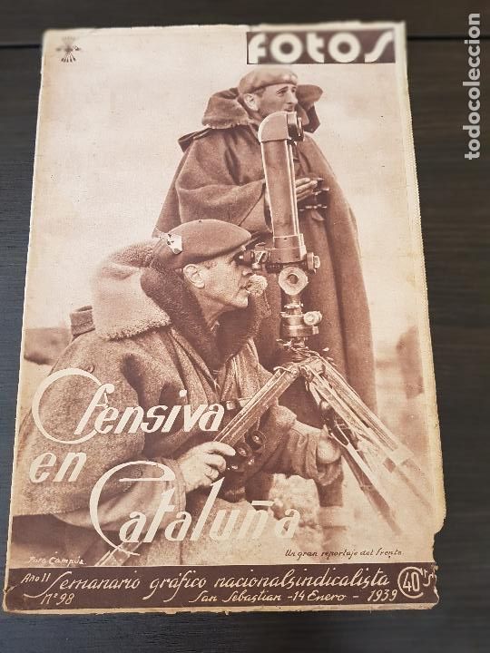 Militaria: FOTOS SEMANARIO GRAFICO NACIONALSINDICALISMO N&ordm;98-32 PAGINAS