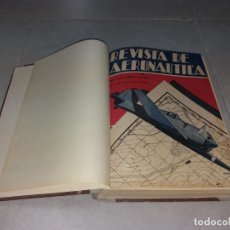 Militaria: MILITAR. REVISTA AERONÁUTICA, 1943. TOMO NÚMEROS 16 A 21. Lote 386379414