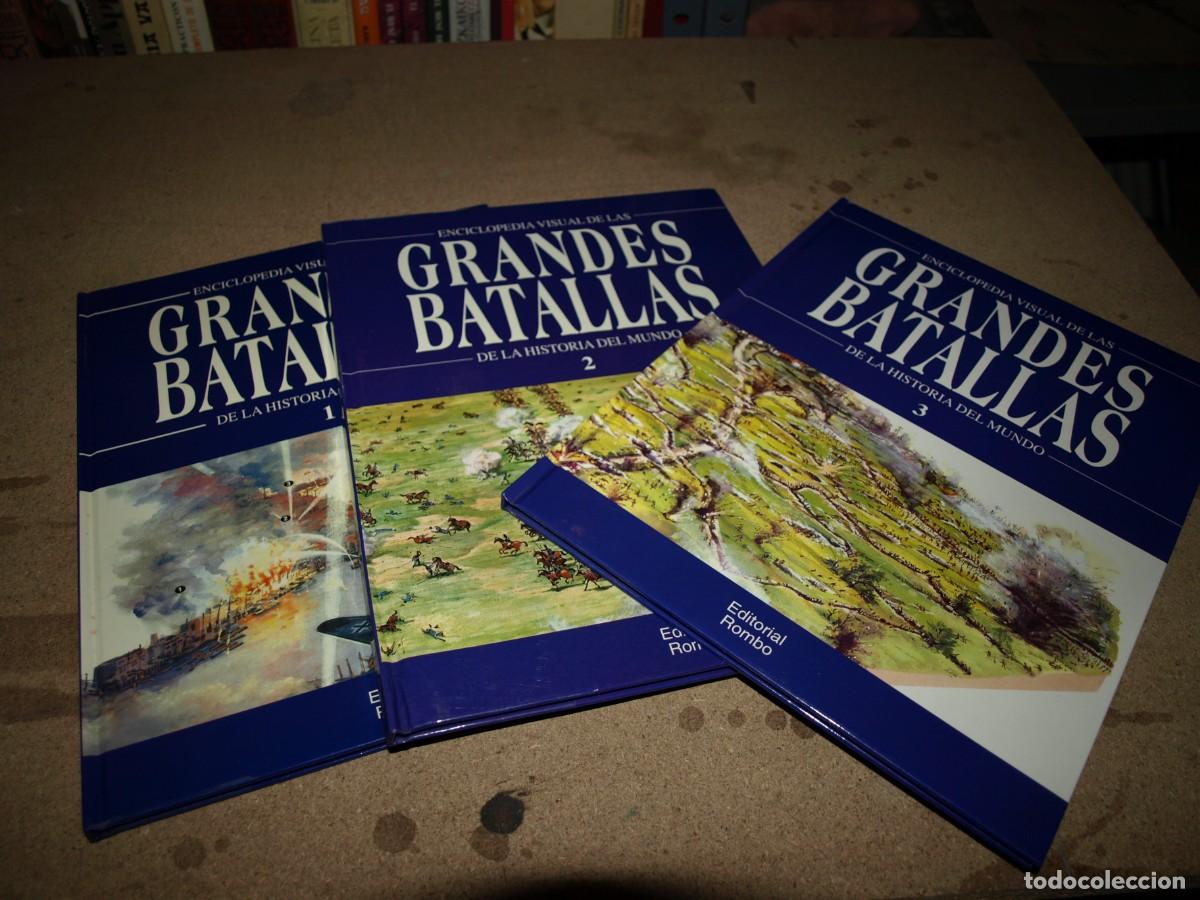 Military Antiques: Enciclopedia visual de las grandes batallas. 3 tomos, Editorial Pombo