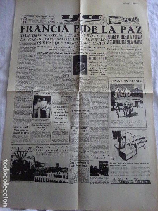 segunda guerra mundial en portadas periódicos e - Compra venta en  todocoleccion