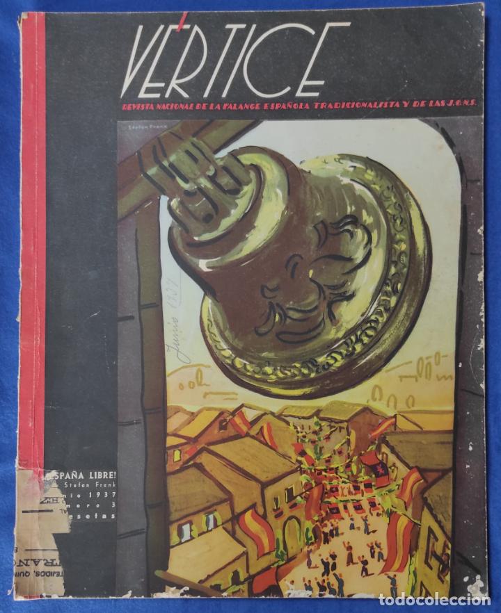 Militaria: Revista V&eacute;rtice . Junio 1937. - Foto 1